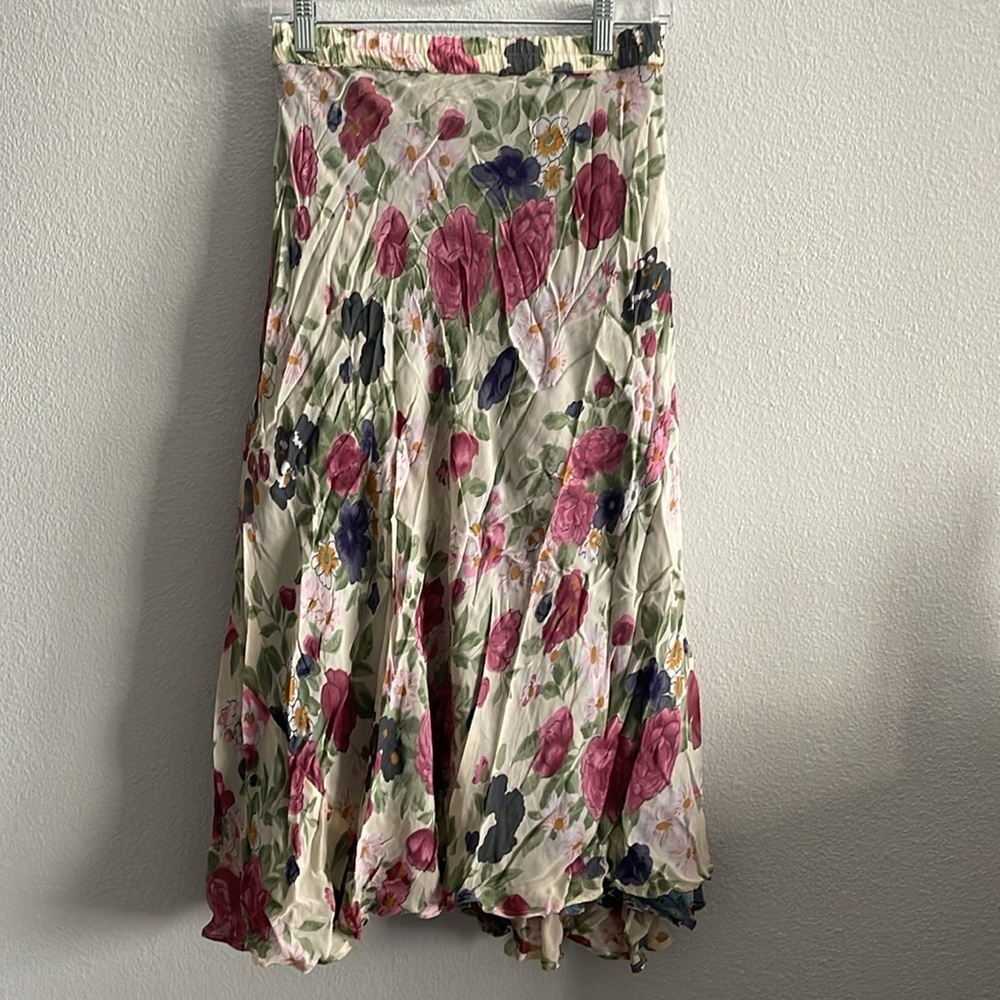 Boho Reversible Maxi Floral Skirt Size 3X